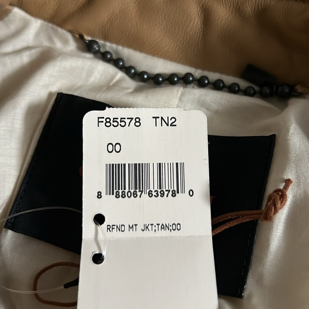 Tan Sheep Leather Coach Jacket - Picture 14 of 14